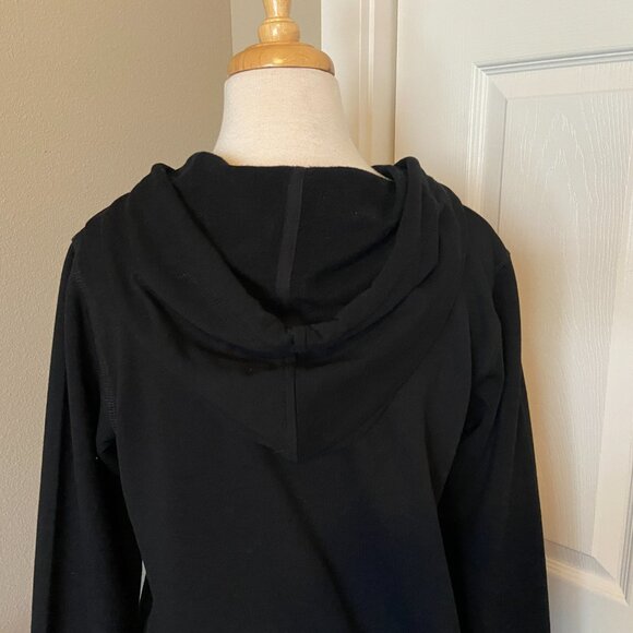 Evy's Tree The Gemma Dress Size Medium Black Hoodie Style - Picture 3 of 9